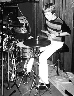 Die erste Begegnung mit einem echten Schlagzeug am 24.09.1983