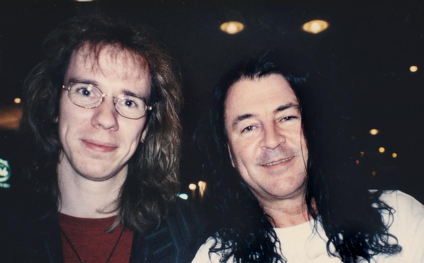 Andree und Ian Gillan (Deep Purple). Foto: Heike Schüler