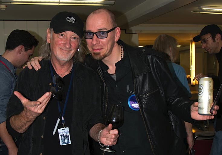 Roger Glover (Deep Purple) & Andree, 2013. Foto: Manfred Stoffer