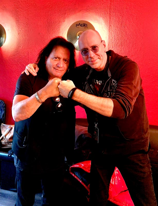 Bobby Rondinelli & Andree im Oktober 2024. Foto: Volker Krawczak